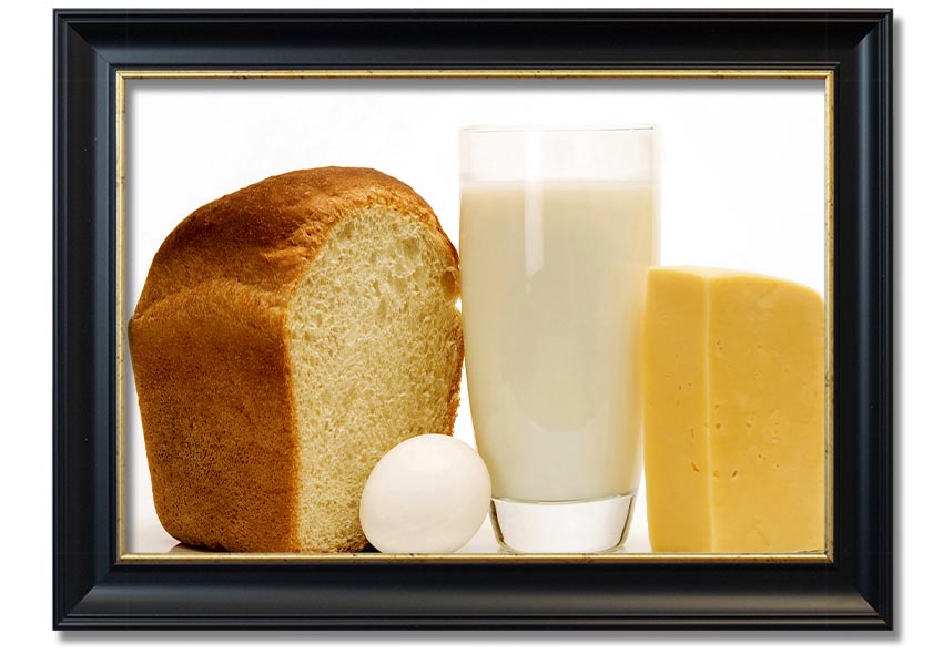 All Dairy framed print showcasing vibrant dairy-themed artwork in a stylish frame.