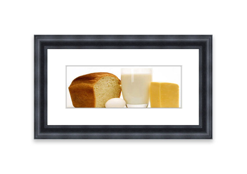 All Dairy Cornwall framed print showcasing vibrant colors and intricate details, ready to hang.