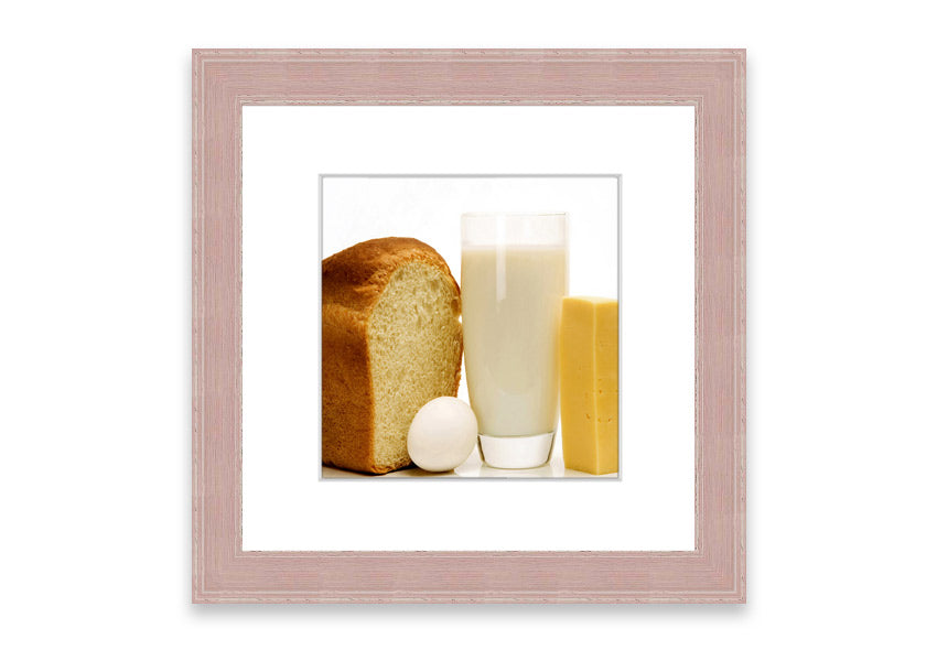 All Dairy Cornwall framed print showcasing vibrant colors and intricate details, ready to hang.