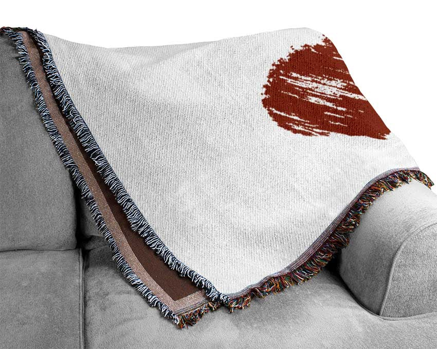 A cozy All Love Hearts throw blanket made from 100% cotton, featuring a thermal weave design, perfect for adding warmth and style to any room.