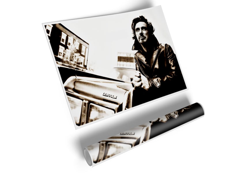 Al Pacino Streets canvas poster featuring iconic imagery of the legendary actor, printed on high-quality material.