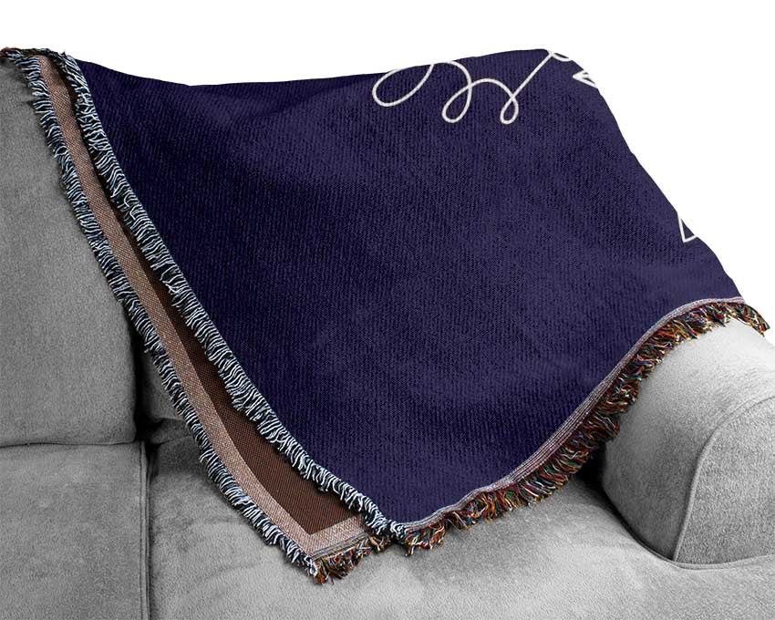 Luxurious 100% cotton throw blanket in a thermal weave, perfect for bed or couch, enhancing home decor.