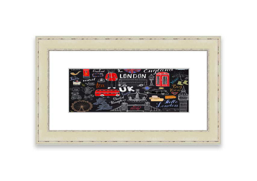 Framed print titled 'All The Things To Love In The City 2', showcasing vibrant Cornwall scenery, available in various frame colours.