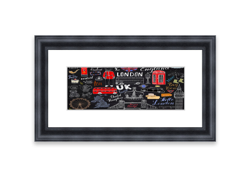 Framed print titled 'All The Things To Love In The City 2', showcasing vibrant Cornwall scenery, available in various frame colours.