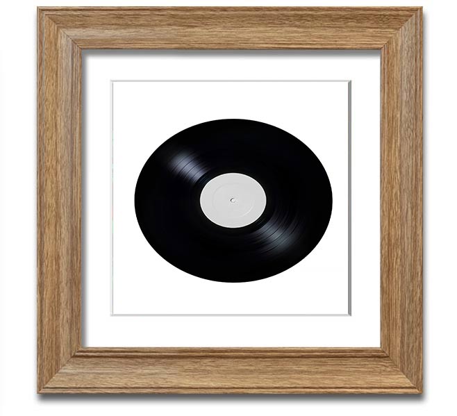 Handmade Album Square Framed Print in various frame colors, ready to hang.