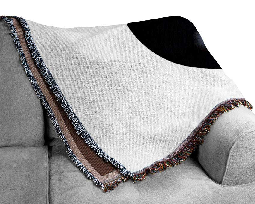 Luxurious 100% cotton throw blanket in a thermal weave, perfect for bed or couch use, enhancing home decor.