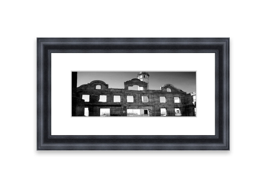 Framed print of Alcatraz Lighthouse #2, showcasing its iconic structure against the backdrop of San Francisco Bay.