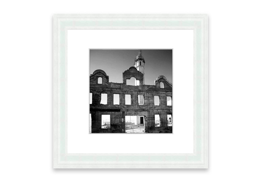 Framed print of Alcatraz Lighthouse #2, showcasing its iconic structure against the backdrop of San Francisco Bay.