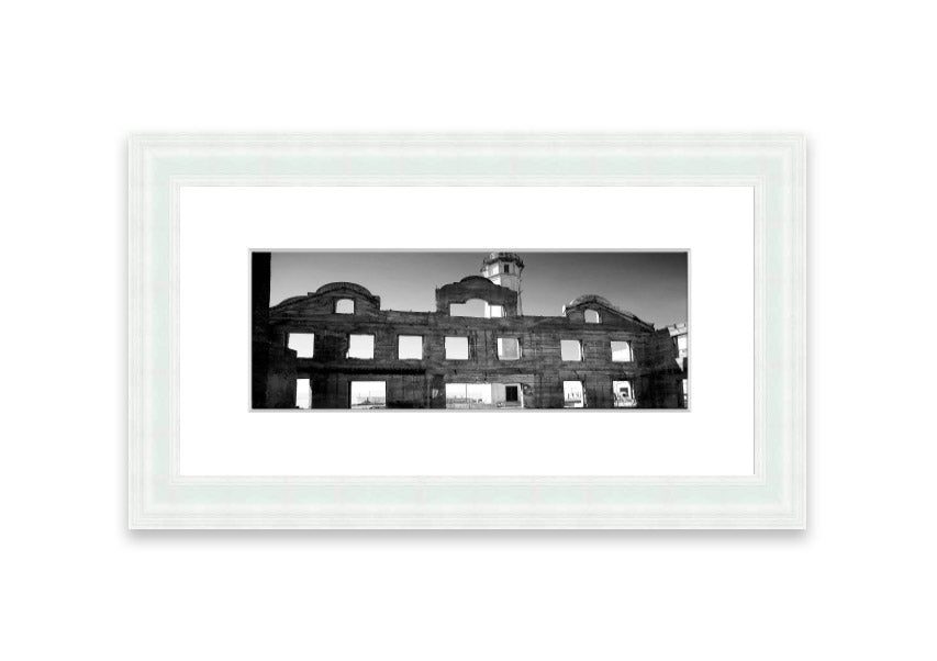 Framed print of Alcatraz Lighthouse #2, showcasing its iconic structure against the backdrop of San Francisco Bay.