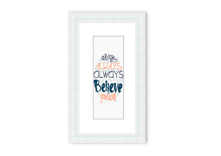 Always Always Always Cornwall framed print in multiple frame colours, showcasing beautiful artwork ready to hang.