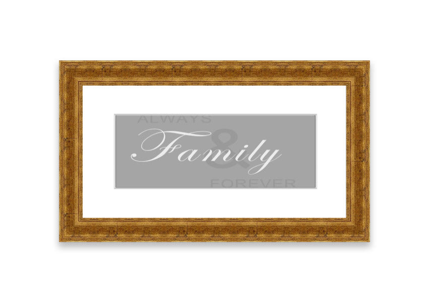 Always And Forever Grey White framed print showcasing elegant grey and white design, ready to hang with multiple frame color options.