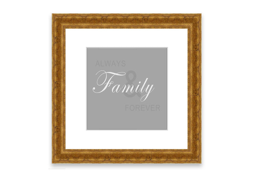 Always And Forever Grey White framed print showcasing elegant grey and white design, ready to hang with multiple frame color options.