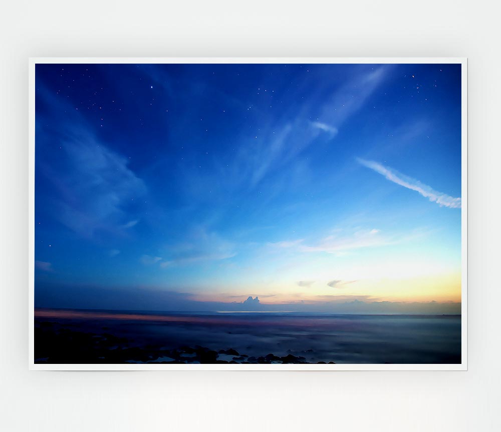 Amazing Sky canvas poster featuring vibrant colors and intricate details, perfect for home or office decor.