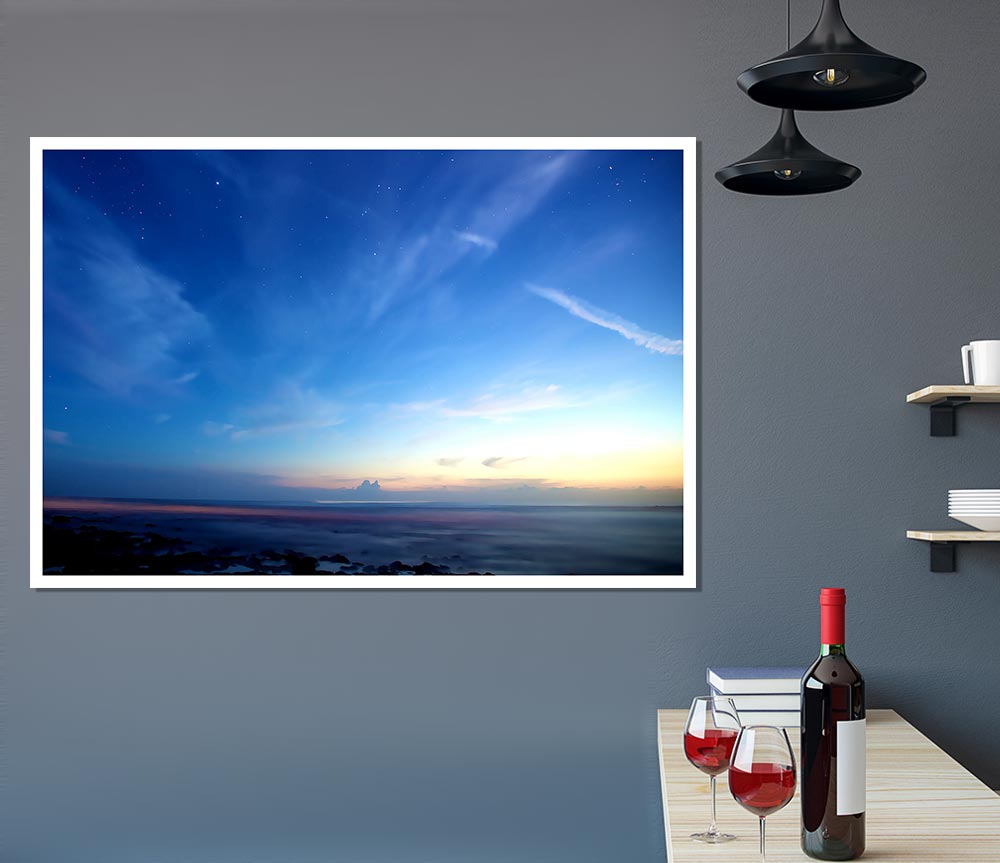 Amazing Sky canvas poster featuring vibrant colors and intricate details, perfect for home or office decor.