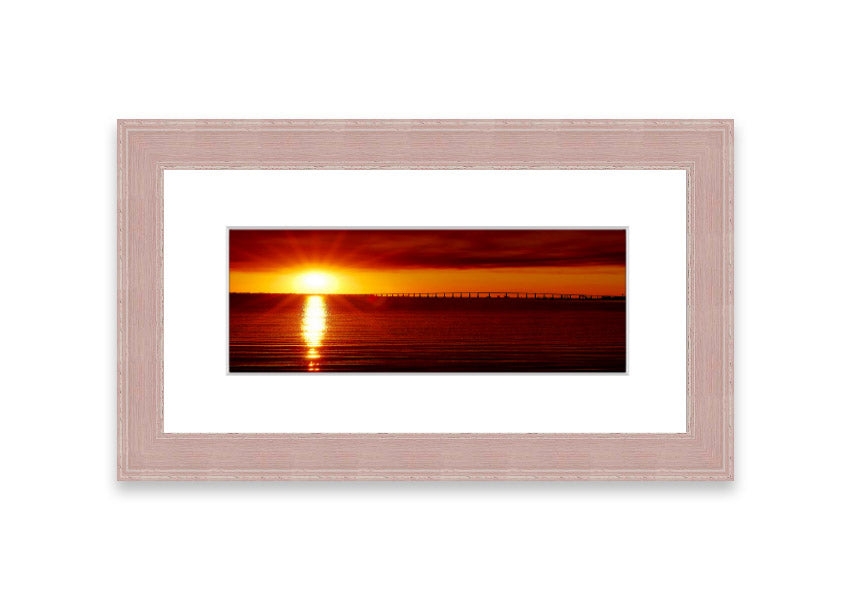 Framed print of Amazing Sun Rays artwork, showcasing vibrant sunlight filtering through clouds, available in various frame colors.