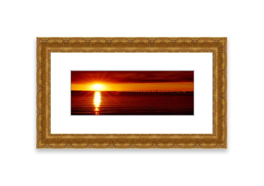 Framed print of Amazing Sun Rays artwork, showcasing vibrant sunlight filtering through clouds, available in various frame colors.