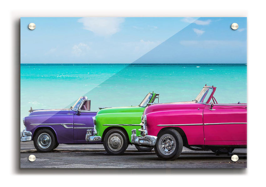 American Classic 11 acrylic print showcasing vibrant colors on 5mm thick acrylic glass, ready to hang.