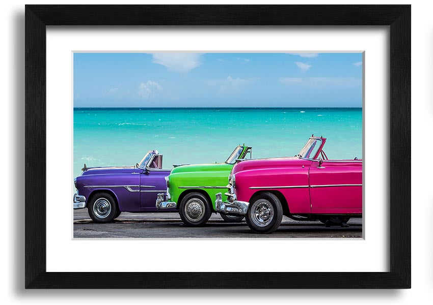 American Classic 11 framed print in multiple frame colors, handmade in the UK, ready to hang.