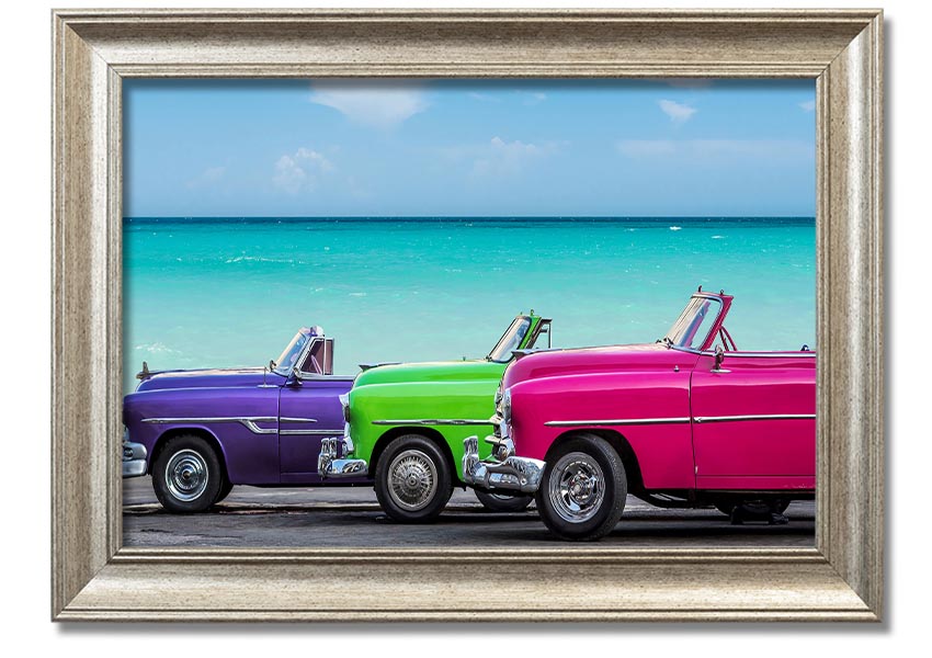 American Classic 11 framed print in multiple frame colors, handmade in the UK, ready to hang.