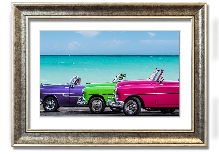 American Classic 11 framed print in multiple frame colors, handmade in the UK, ready to hang.