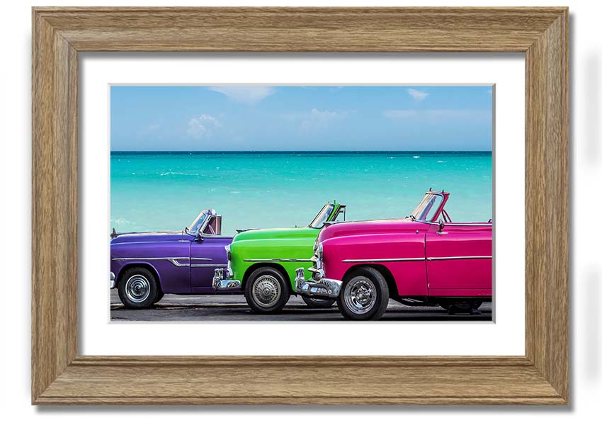 American Classic 11 framed print in multiple frame colors, handmade in the UK, ready to hang.