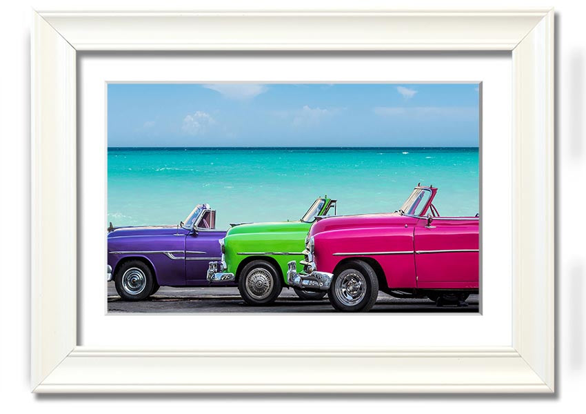 American Classic 11 framed print in multiple frame colors, handmade in the UK, ready to hang.