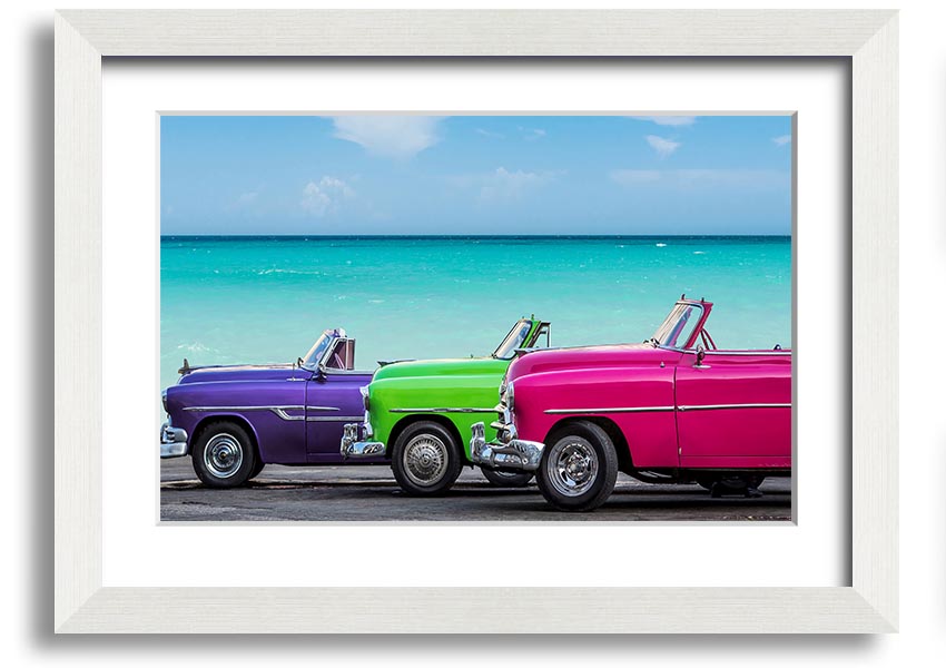 American Classic 11 framed print in multiple frame colors, handmade in the UK, ready to hang.