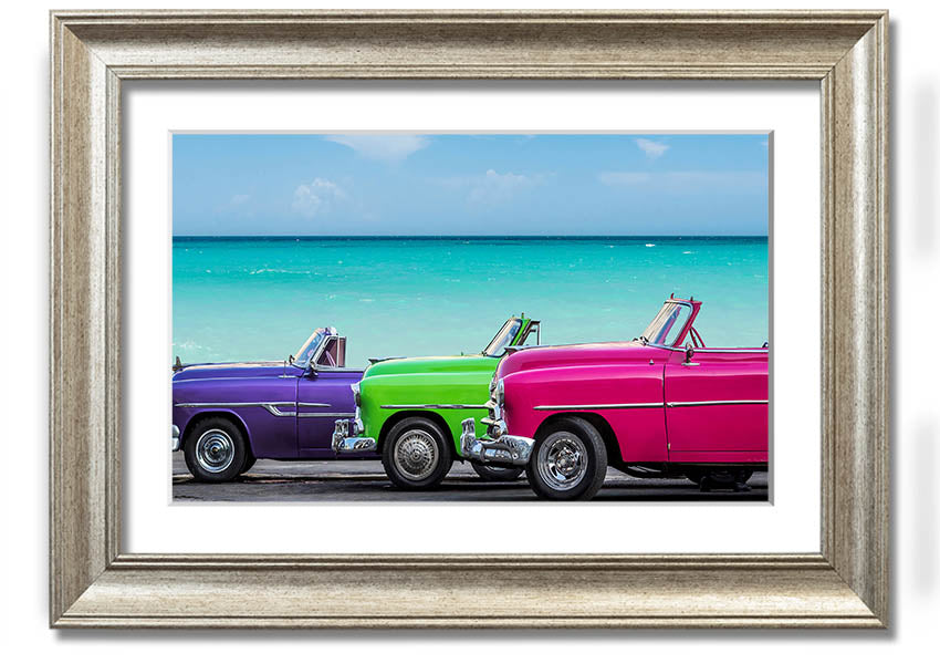 American Classic 11 framed print in multiple frame colors, handmade in the UK, ready to hang.