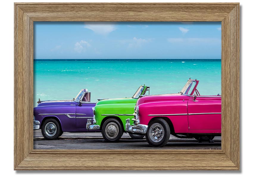 American Classic 11 framed print in multiple frame colors, handmade in the UK, ready to hang.