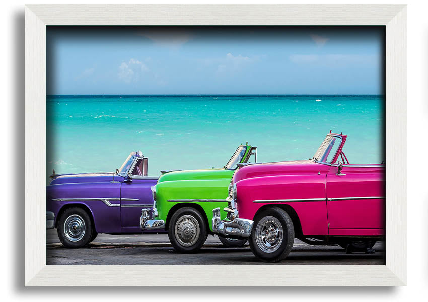 American Classic 11 framed print in multiple frame colors, handmade in the UK, ready to hang.