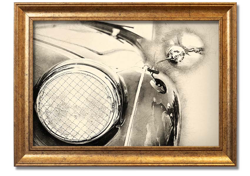 American Classic 10 framed print showcasing vibrant artwork in a stylish frame, ready to hang.