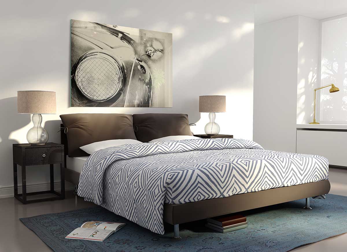 American Classic 10 glass print featuring modern art design, perfect for stylish home decor.