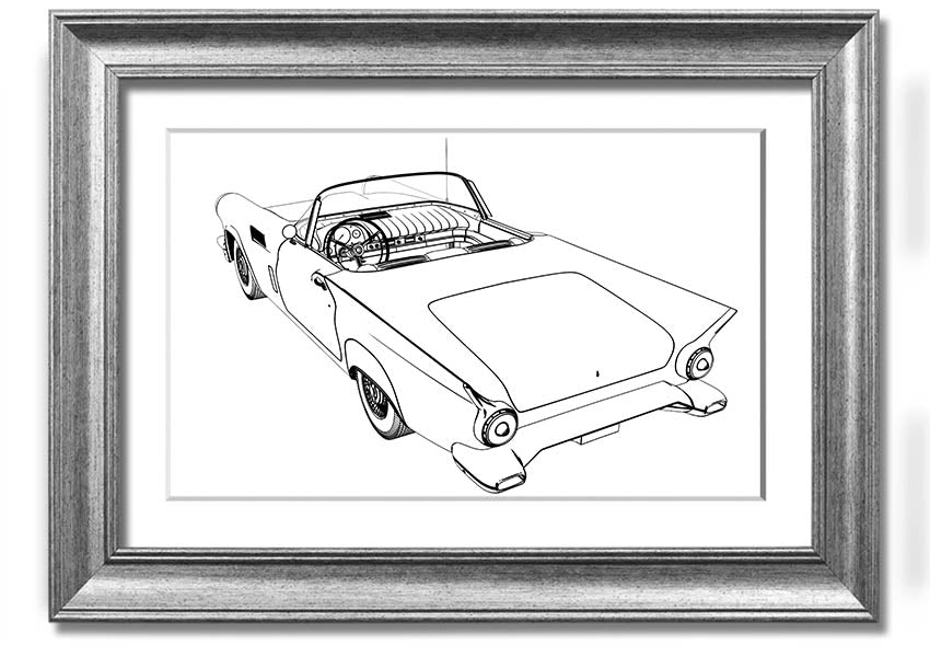 American Classic 13 framed print showcasing elegant design and multiple frame color options, ready to hang.