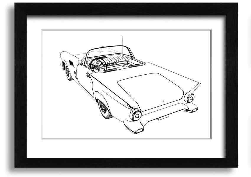 American Classic 13 framed print showcasing elegant design and multiple frame color options, ready to hang.