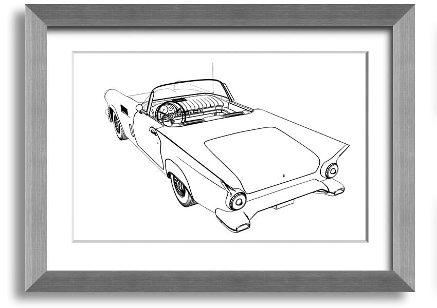 American Classic 13 framed print showcasing elegant design and multiple frame color options, ready to hang.