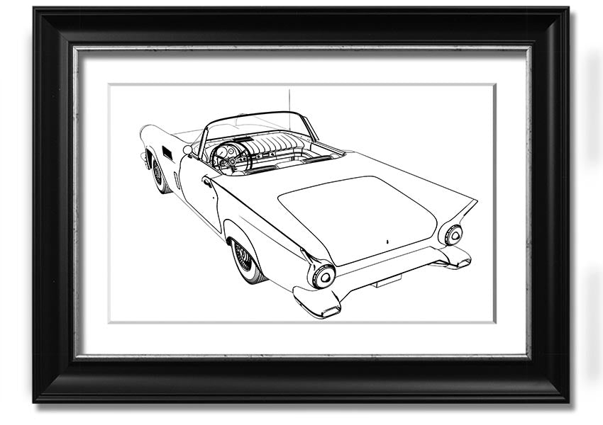 American Classic 13 framed print showcasing elegant design and multiple frame color options, ready to hang.