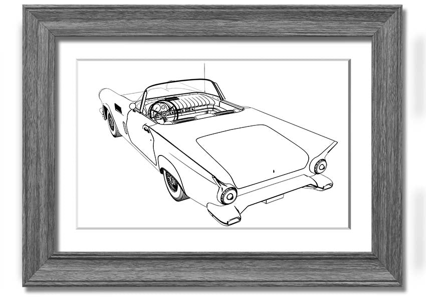 American Classic 13 framed print showcasing elegant design and multiple frame color options, ready to hang.