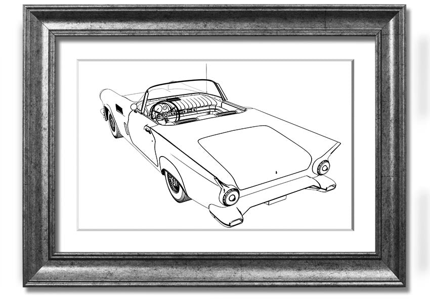 American Classic 13 framed print showcasing elegant design and multiple frame color options, ready to hang.