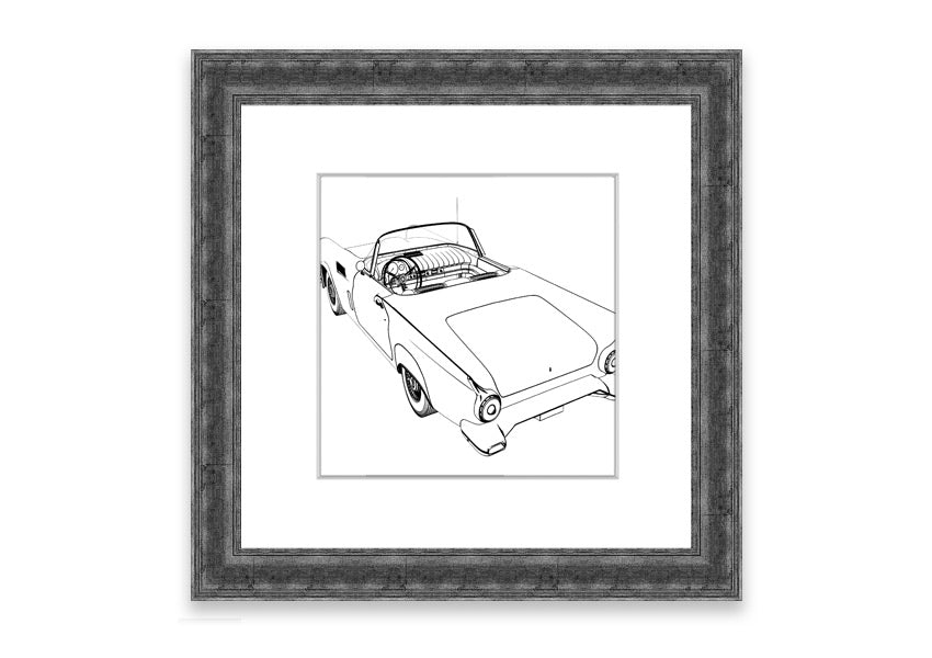 American Classic 13 Cornwall framed print in various frame colors, showcasing elegant design and craftsmanship.