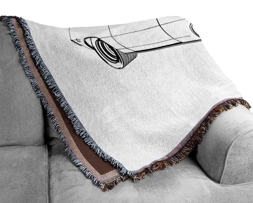 American Classic 14 throw blanket made from 100% cotton, featuring a thermal weave for breathability and a luxurious finish, perfect for home decor.