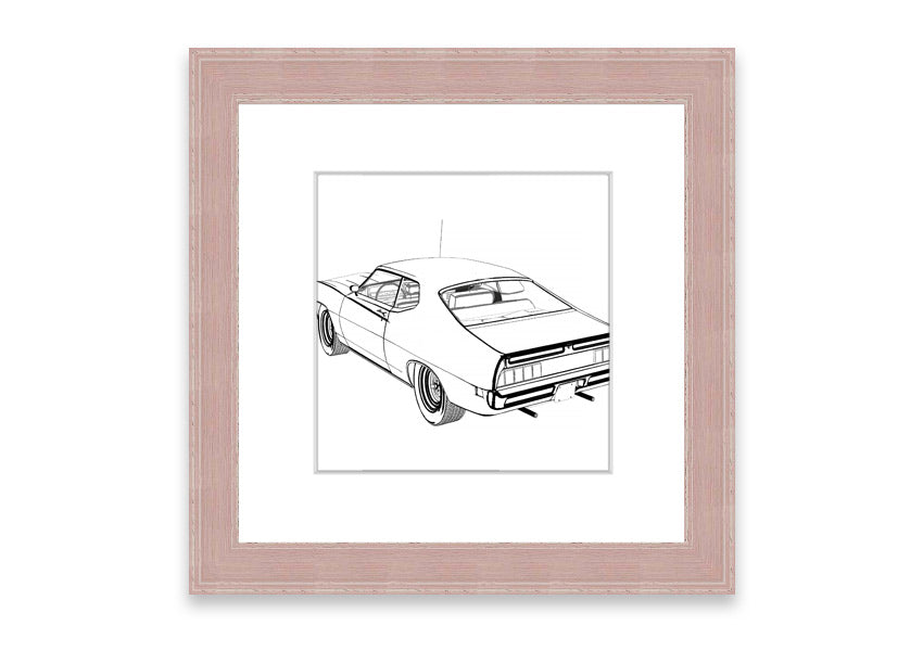 American Classic 14 Cornwall framed print in various frame colors, showcasing elegant design and craftsmanship.