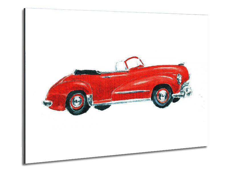 American Classic 15 artwork printed on brushed aluminium dibond, showcasing vibrant colors and modern design.