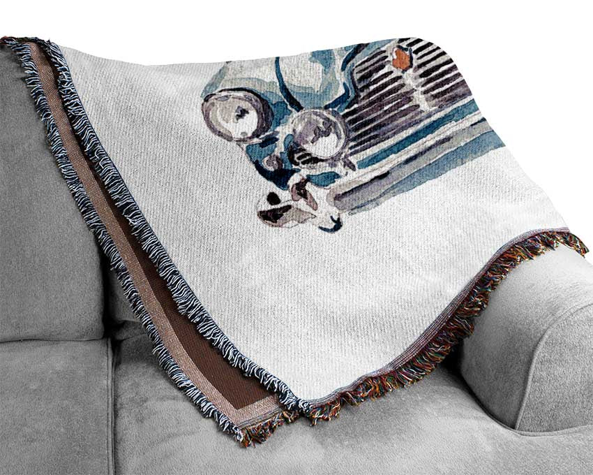 American Classic 4 throw blanket made from 100% cotton, featuring a thermal weave design in a classic style.