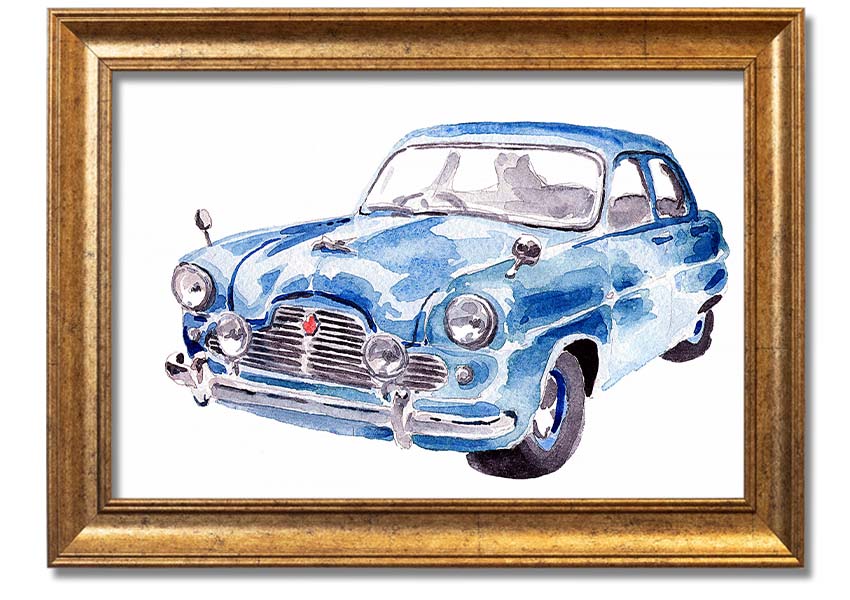 American Classic 4 framed print showcasing elegant design and multiple frame color options, handmade in the UK.