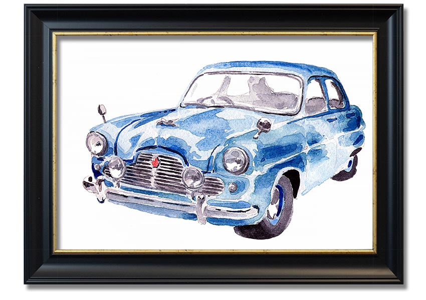 American Classic 4 framed print showcasing elegant design and multiple frame color options, handmade in the UK.