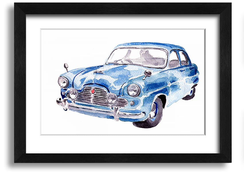 American Classic 4 framed print showcasing elegant design and multiple frame color options, handmade in the UK.