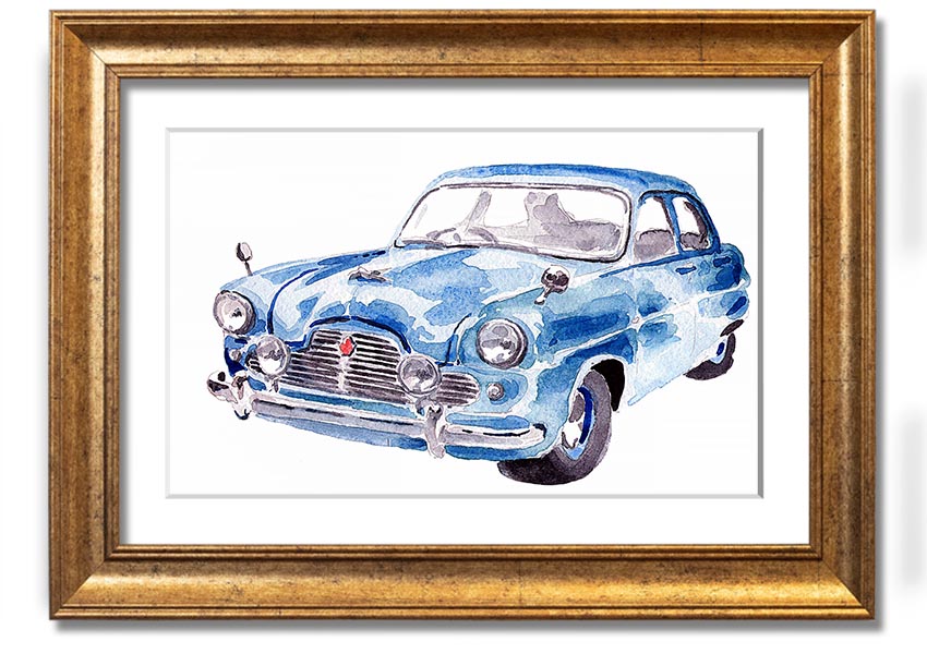 American Classic 4 framed print showcasing elegant design and multiple frame color options, handmade in the UK.