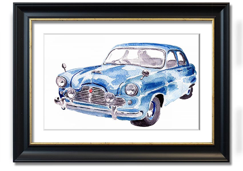 American Classic 4 framed print showcasing elegant design and multiple frame color options, handmade in the UK.