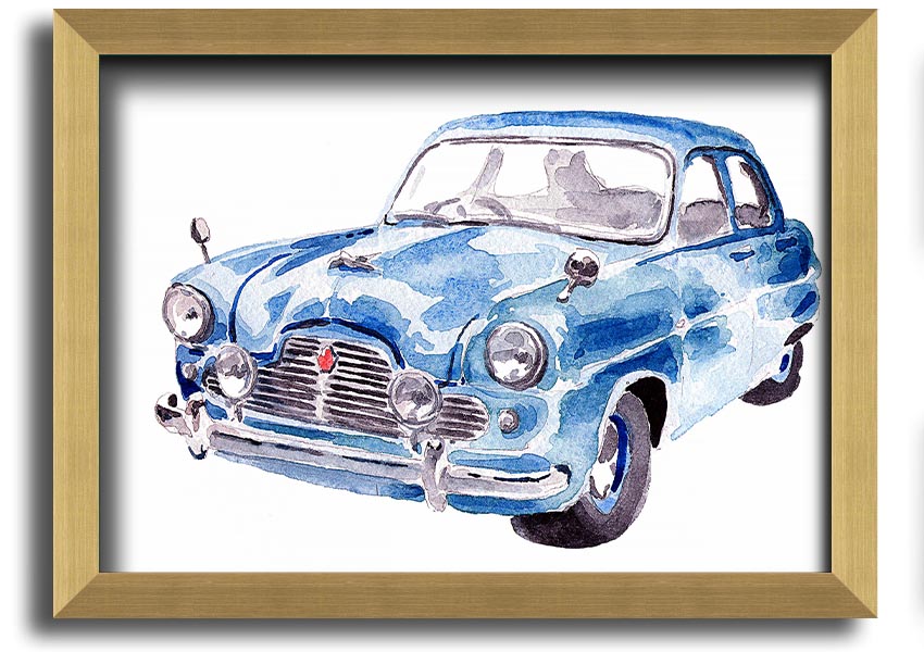 American Classic 4 framed print showcasing elegant design and multiple frame color options, handmade in the UK.