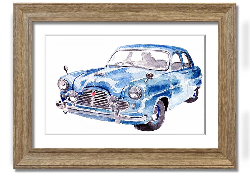 American Classic 4 framed print showcasing elegant design and multiple frame color options, handmade in the UK.